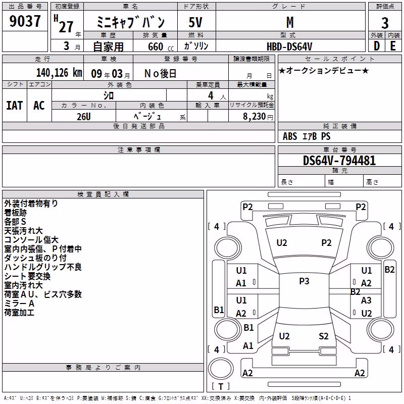 MITSUBISHI MINICAB