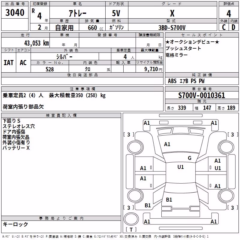 DAIHATSU ATRAI