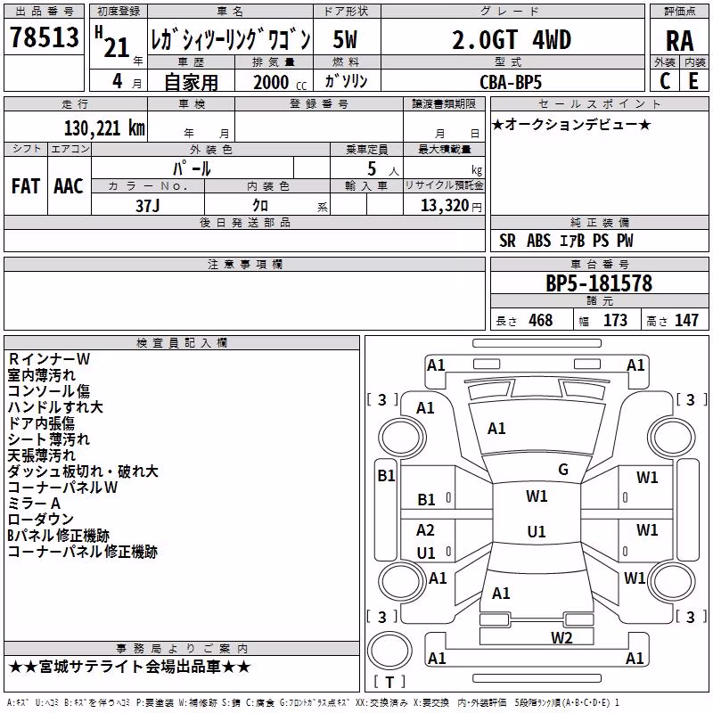 SUBARU LEGACY