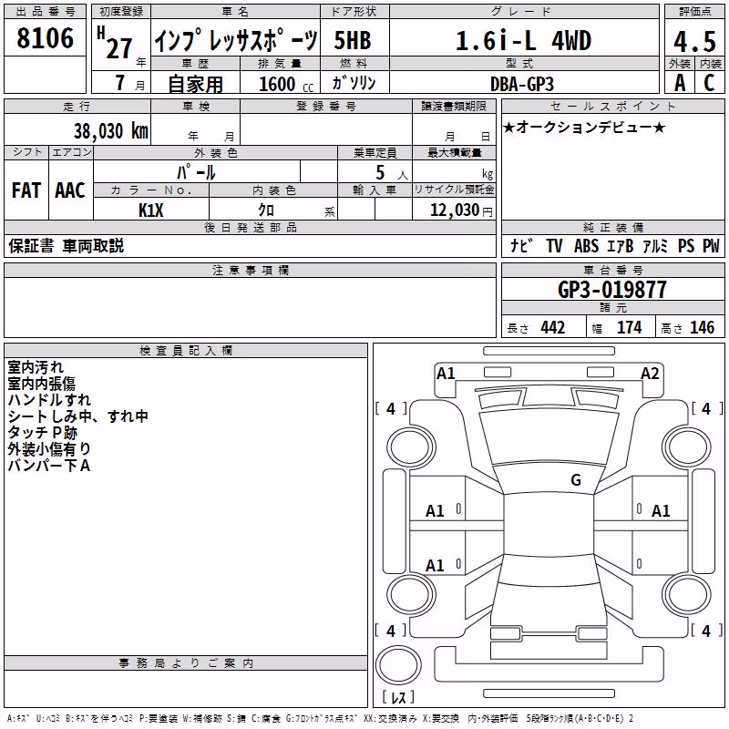 SUBARU IMPREZA