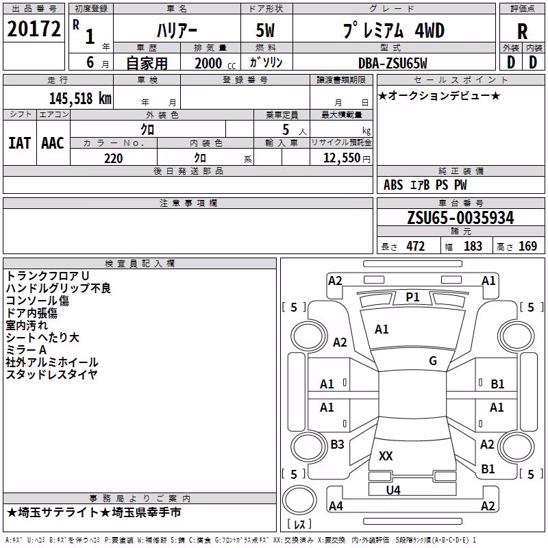 TOYOTA HARRIER