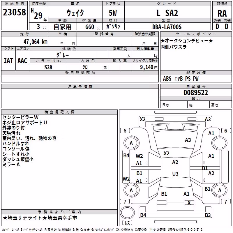 DAIHATSU WAKE