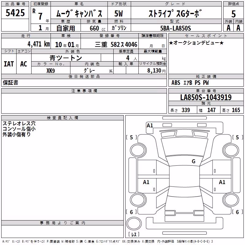 DAIHATSU MOVE CANBUS