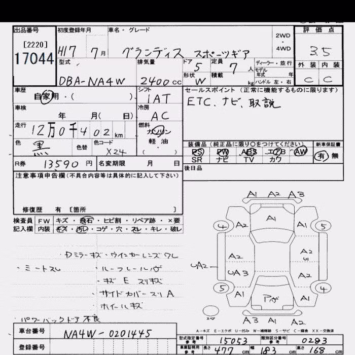 MITSUBISHI GRANDIS