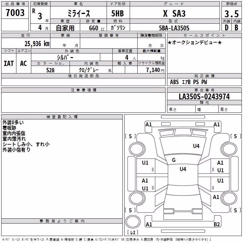 DAIHATSU MIRA E:S