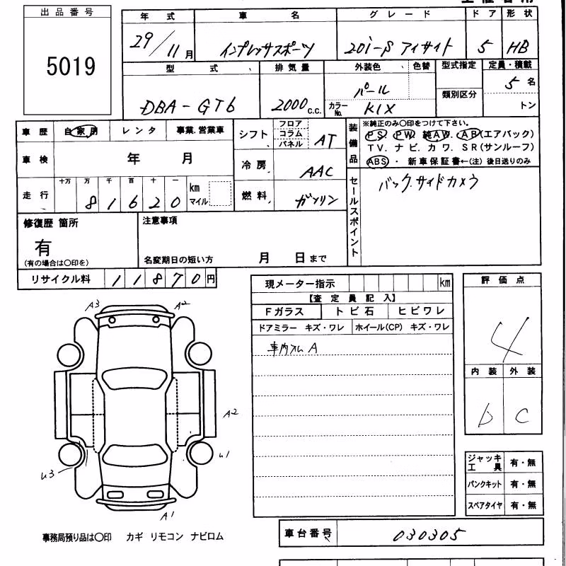 SUBARU IMPREZA
