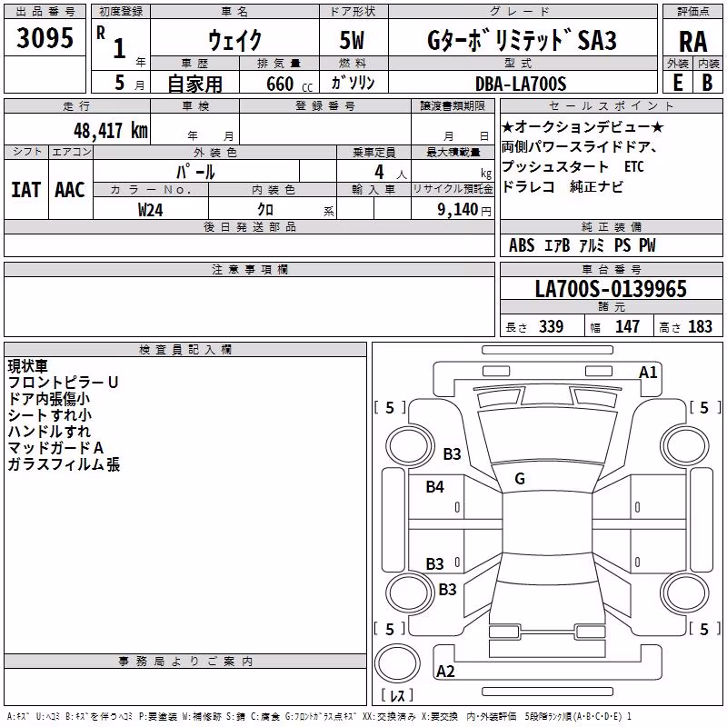 DAIHATSU WAKE