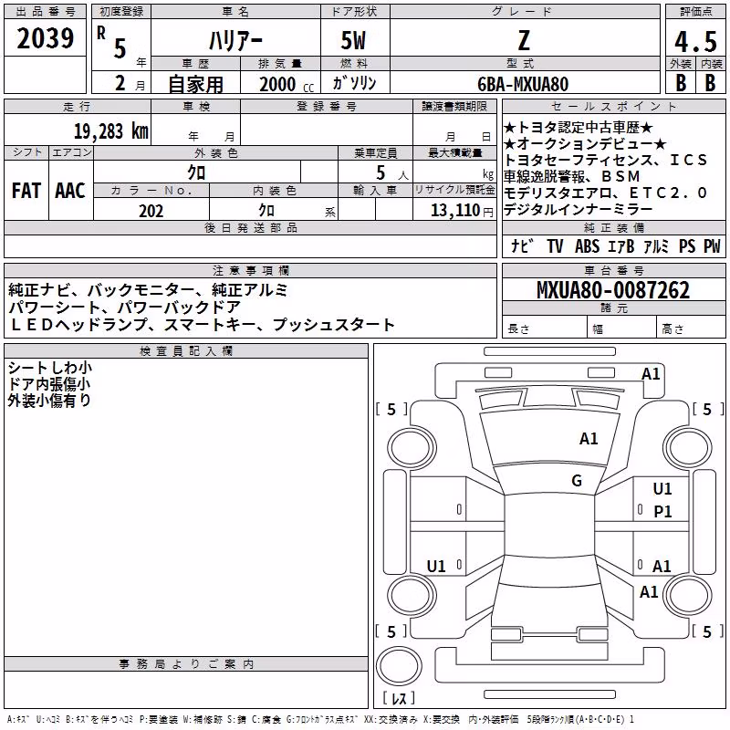 TOYOTA HARRIER