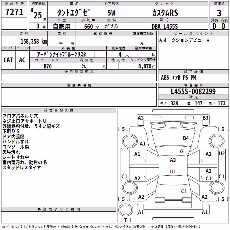 DAIHATSU TANTO EXE