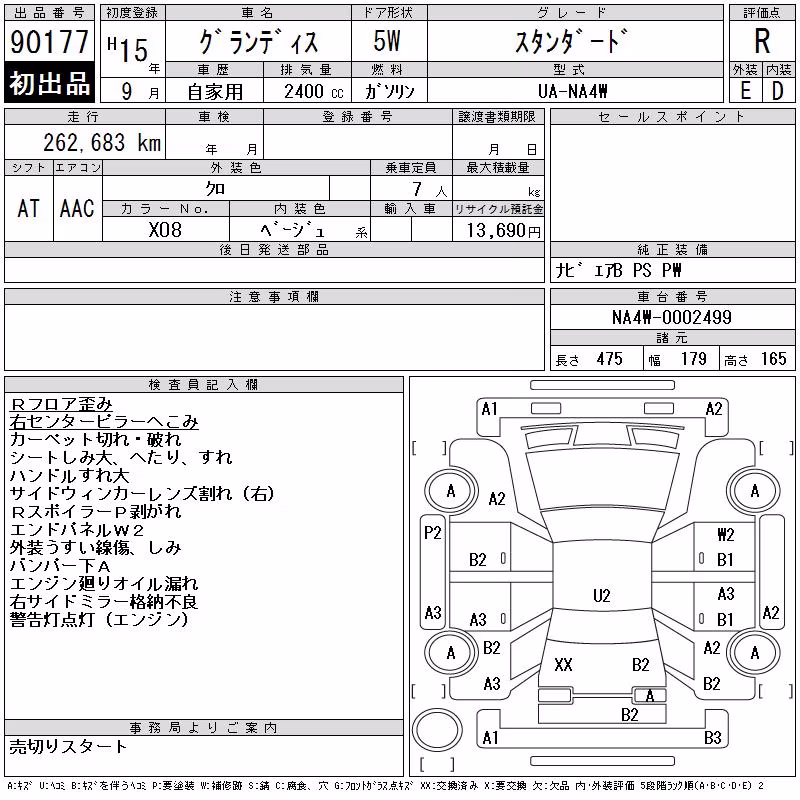 MITSUBISHI GRANDIS