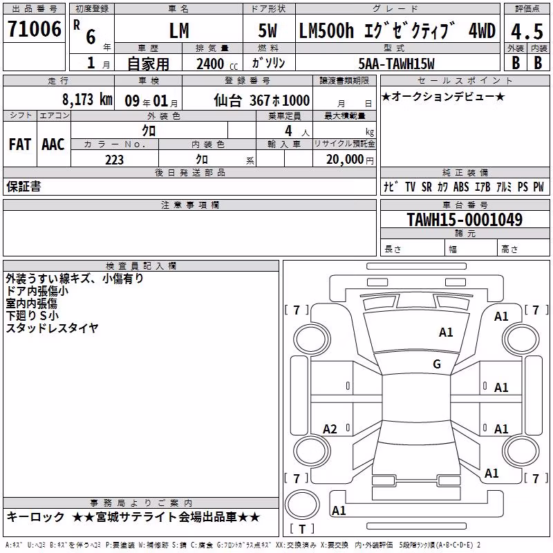 LEXUS LM500H