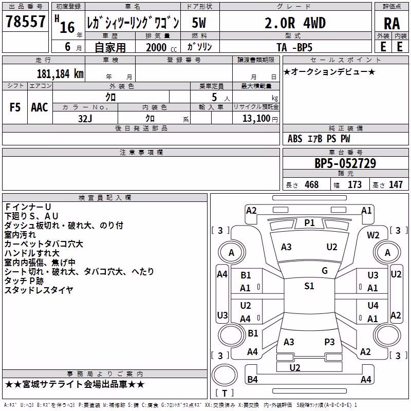 SUBARU LEGACY