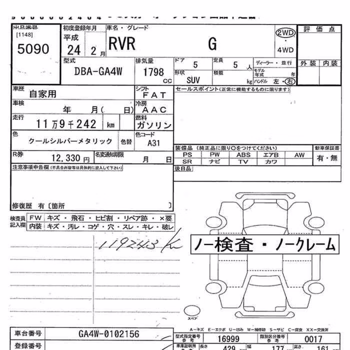 MITSUBISHI RVR