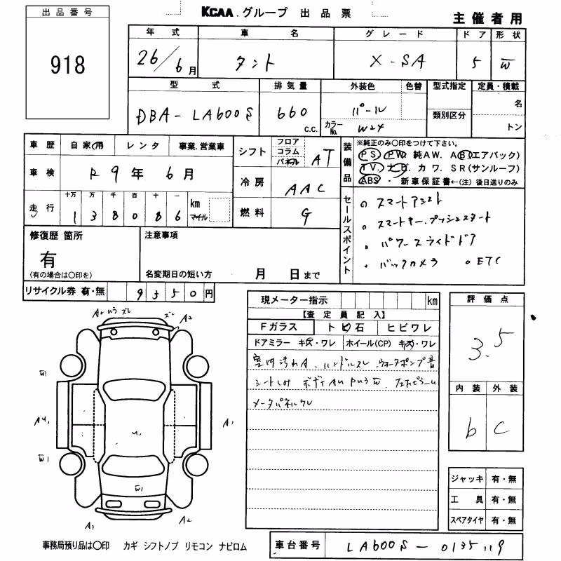 DAIHATSU TANTO
