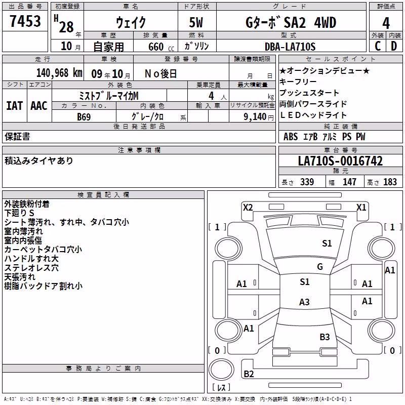 DAIHATSU WAKE