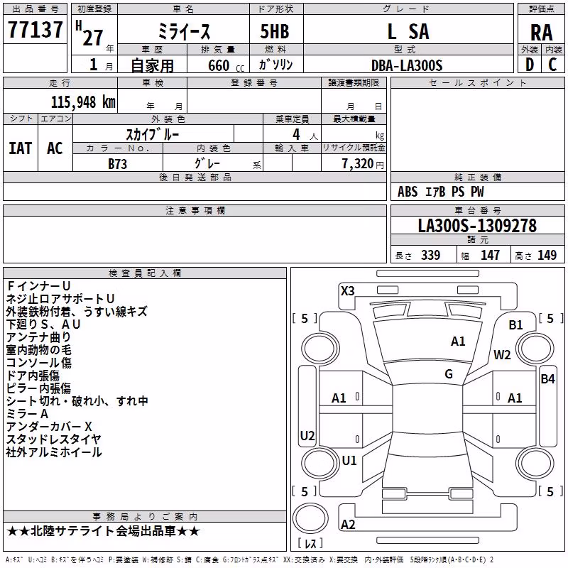 DAIHATSU MIRA E:S