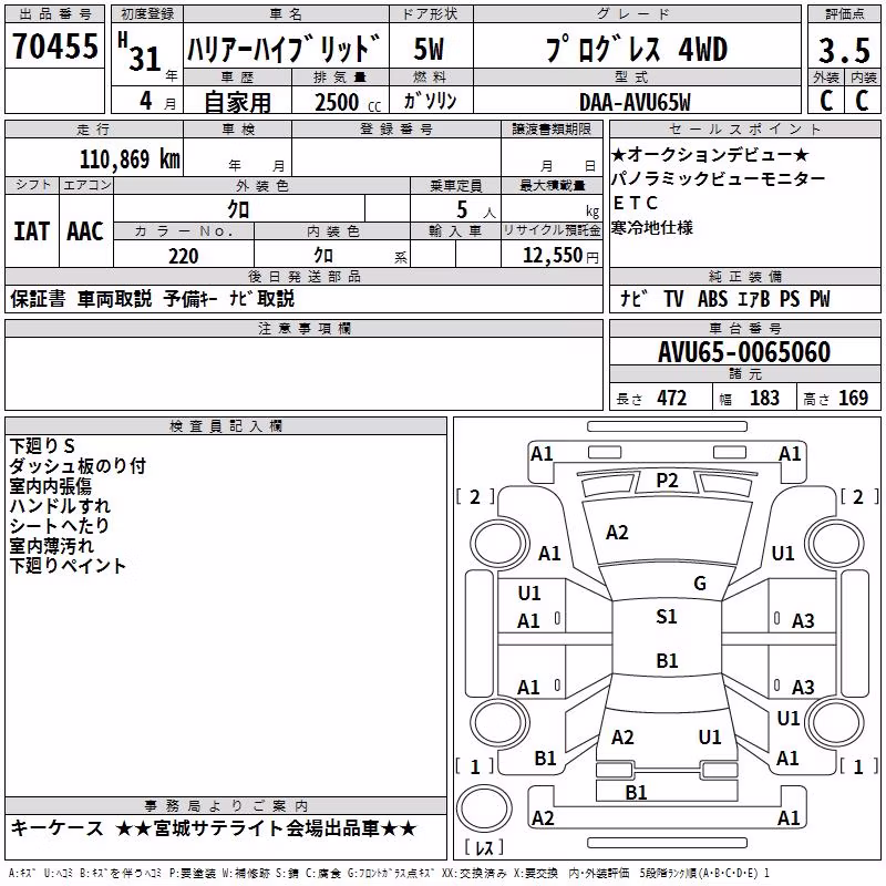 TOYOTA HARRIER