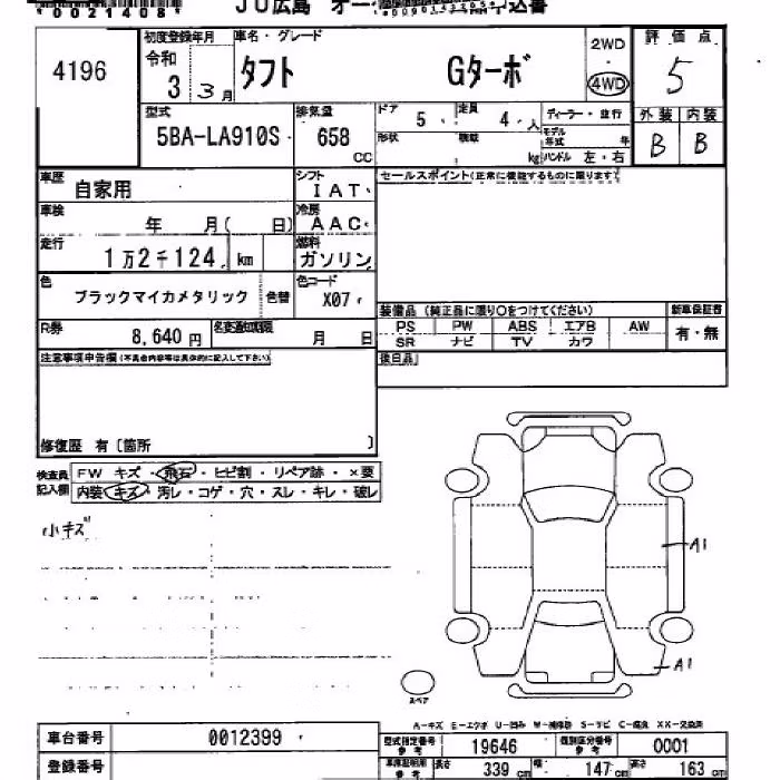 DAIHATSU TAFT