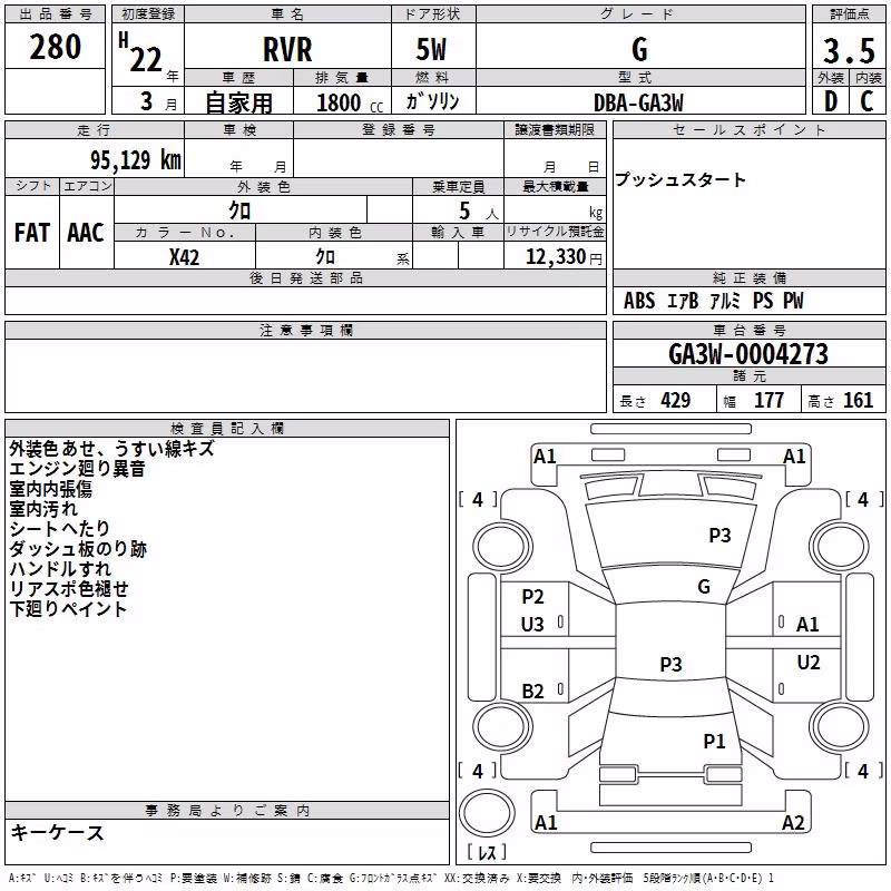 MITSUBISHI RVR