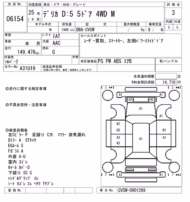 MITSUBISHI DELICA D:5