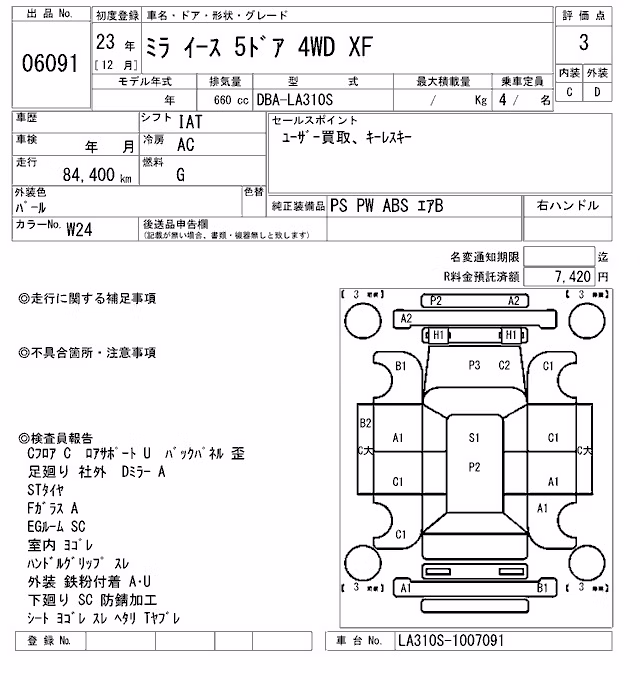 DAIHATSU MIRA E:S