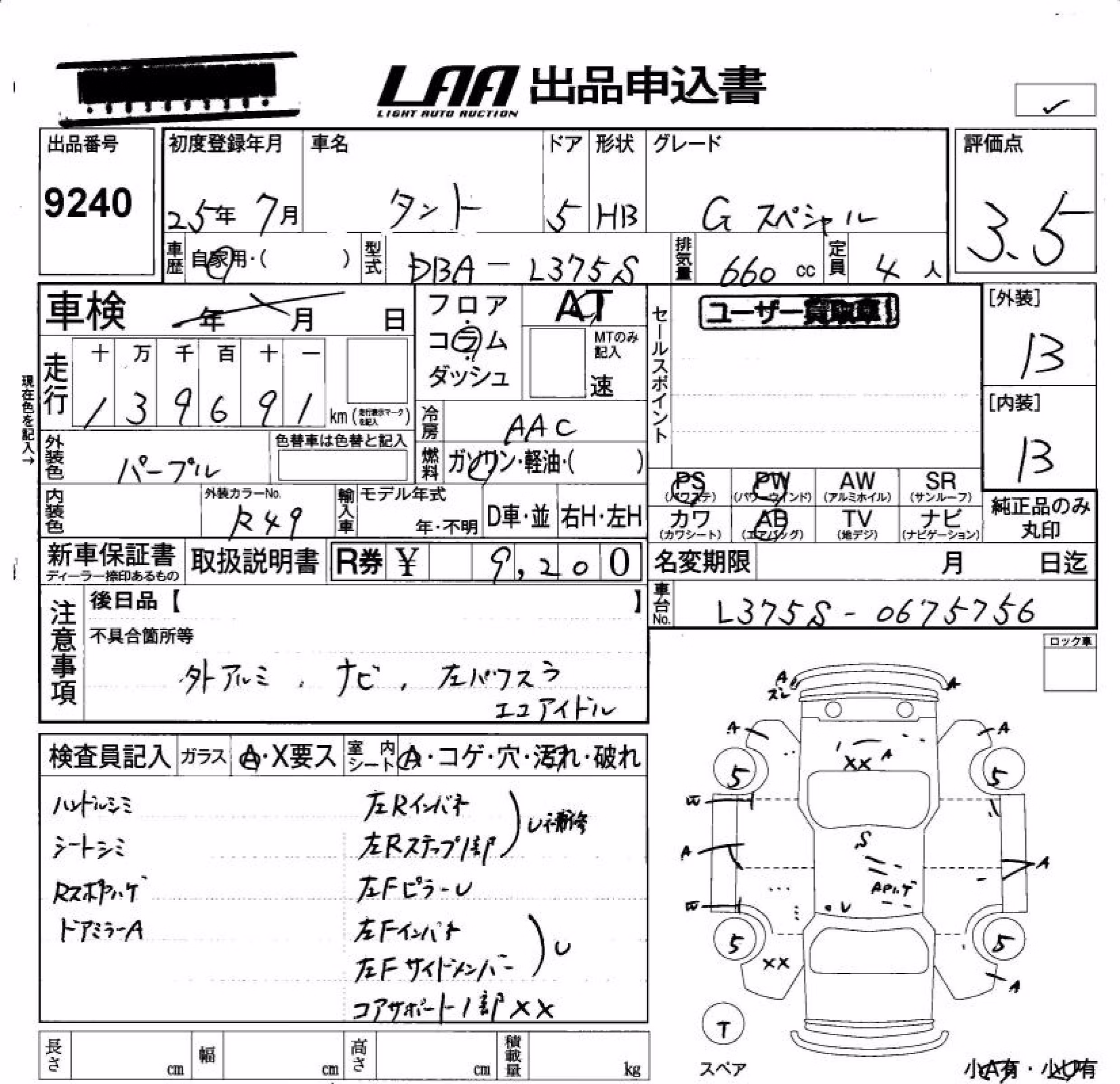DAIHATSU TANTO