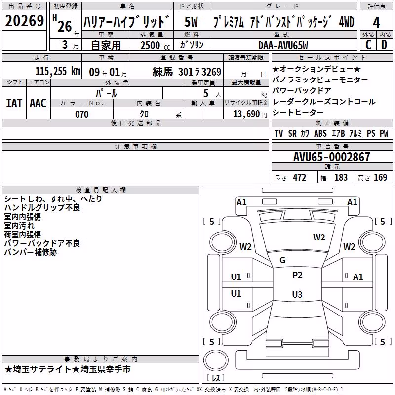 TOYOTA HARRIER