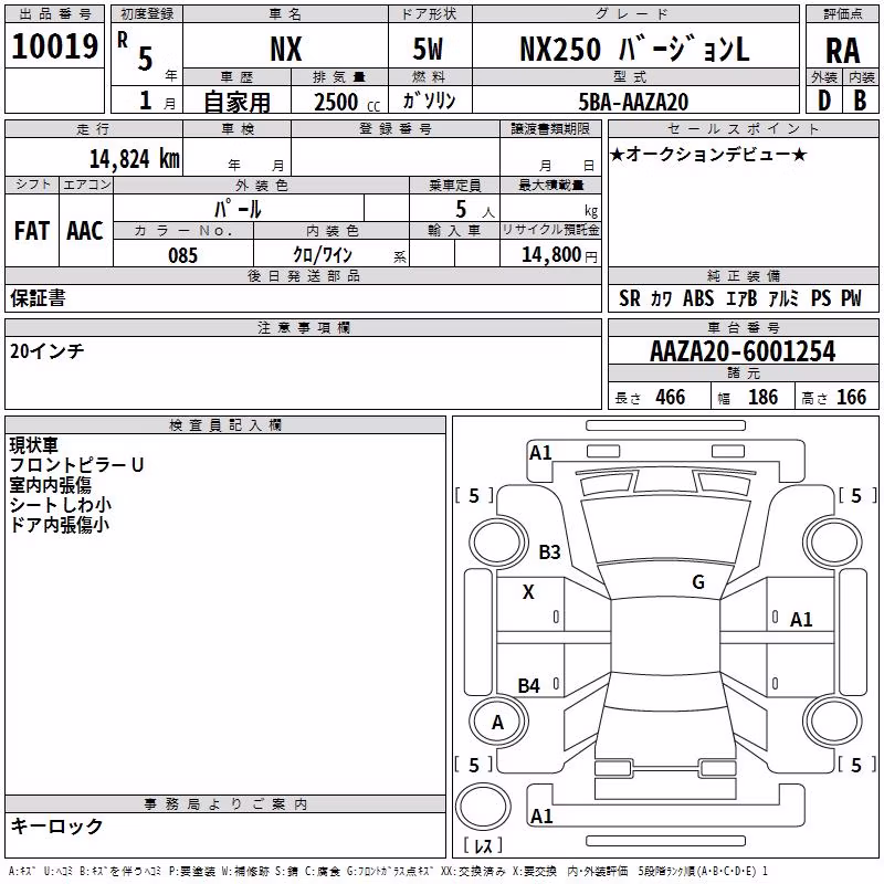 LEXUS NX250