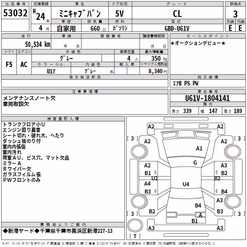 MITSUBISHI MINICAB