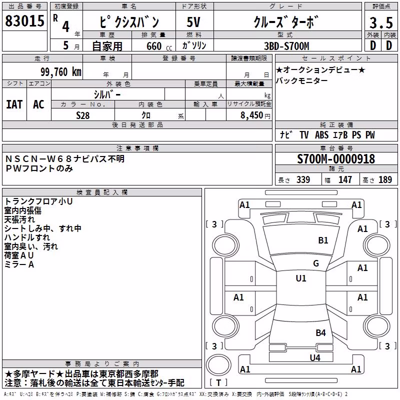 TOYOTA PIXIS VAN