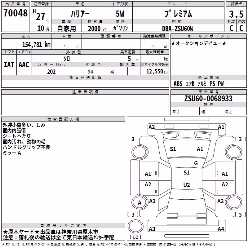 TOYOTA HARRIER