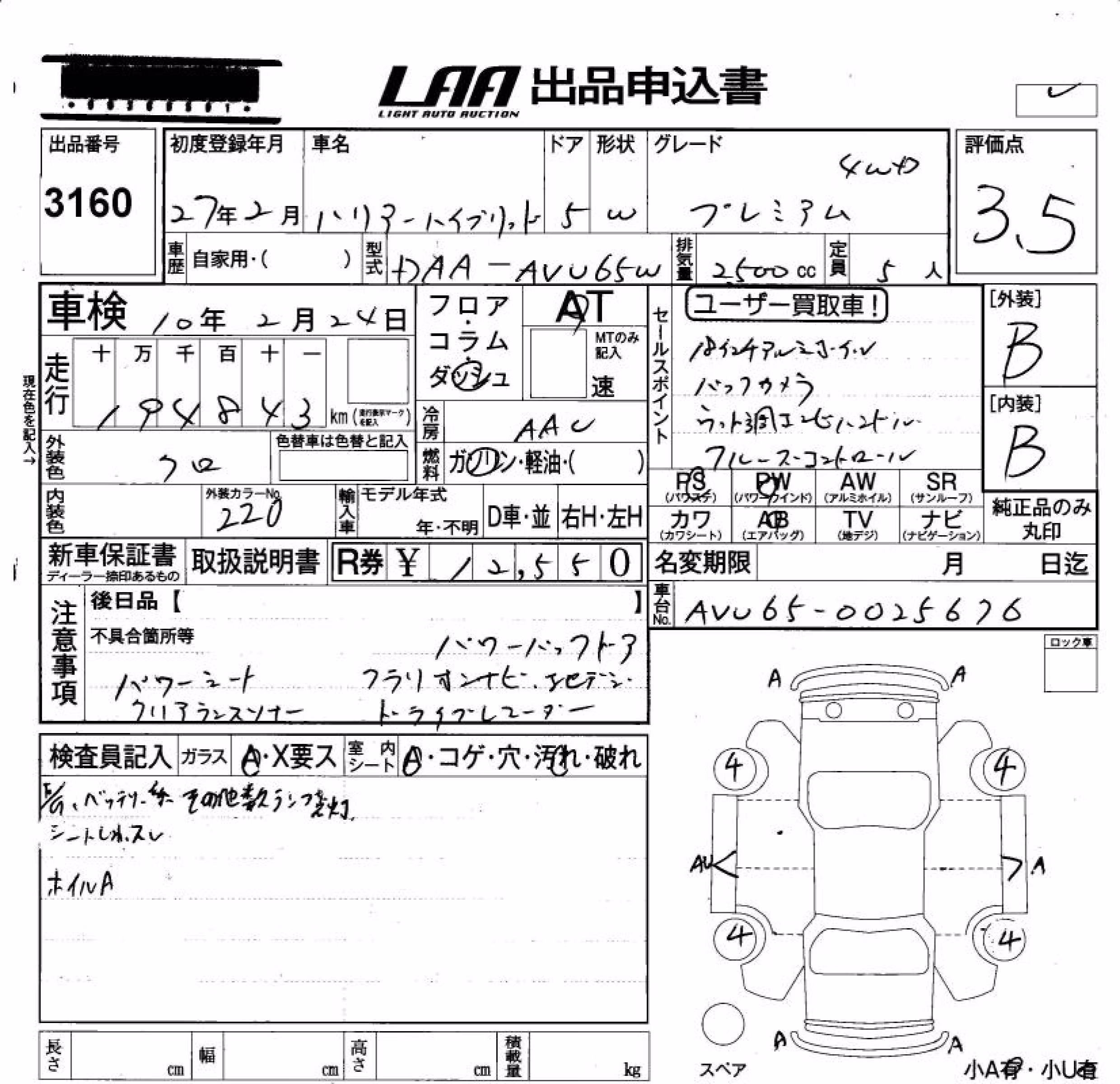 TOYOTA HARRIER