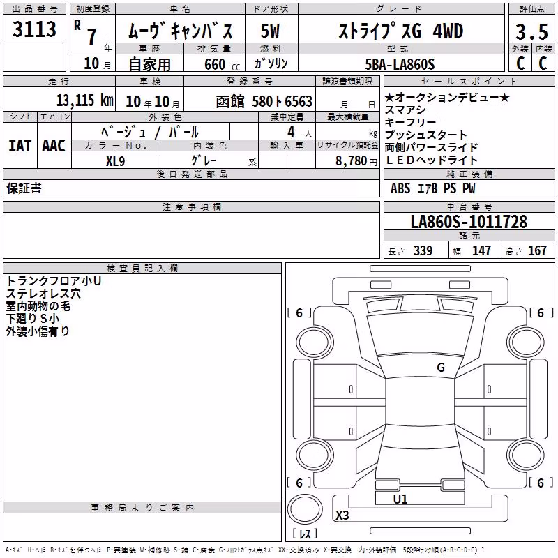 DAIHATSU MOVE CANBUS