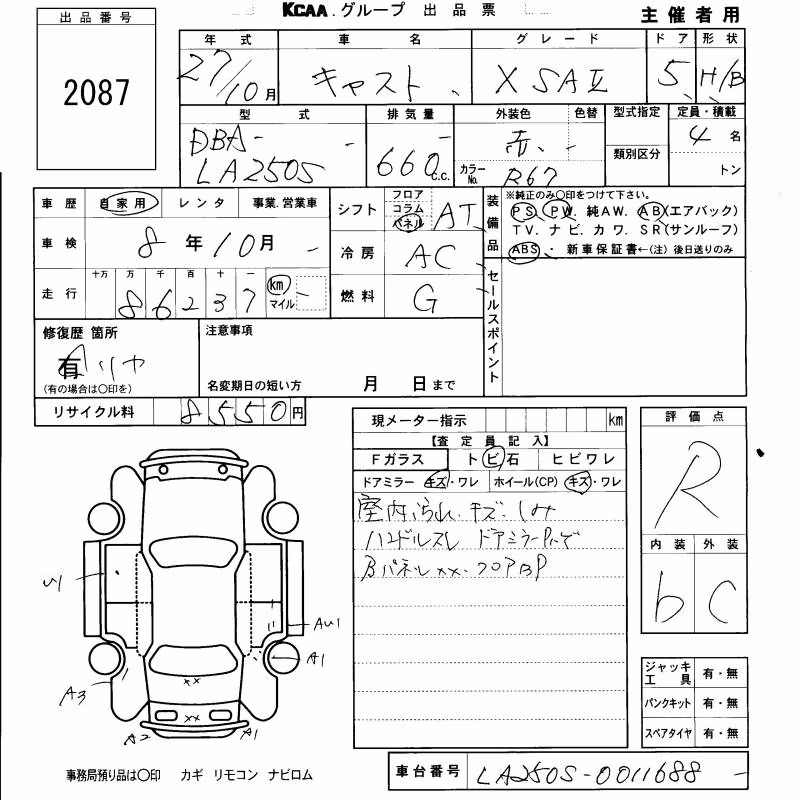 DAIHATSU CAST