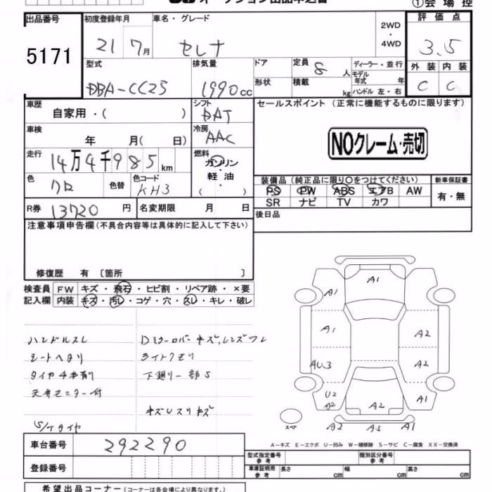 NISSAN SERENA