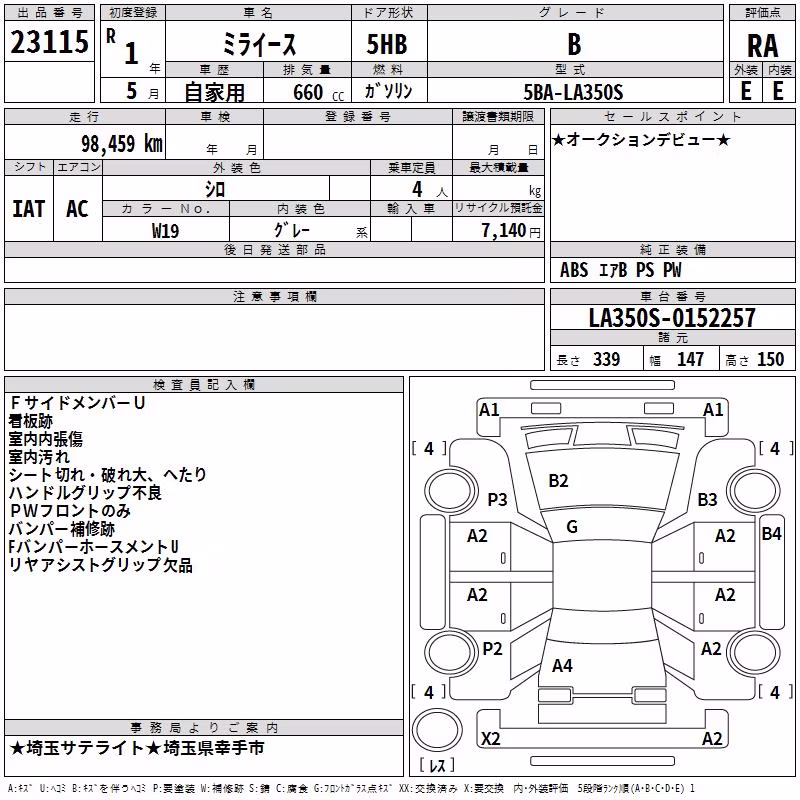 DAIHATSU MIRA E:S