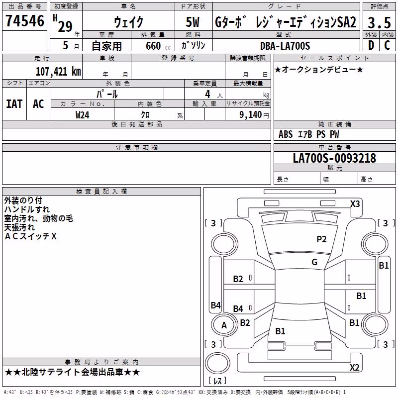 DAIHATSU WAKE