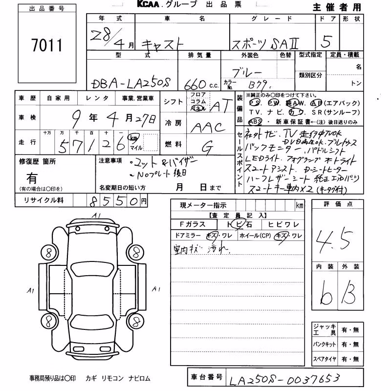 DAIHATSU CAST