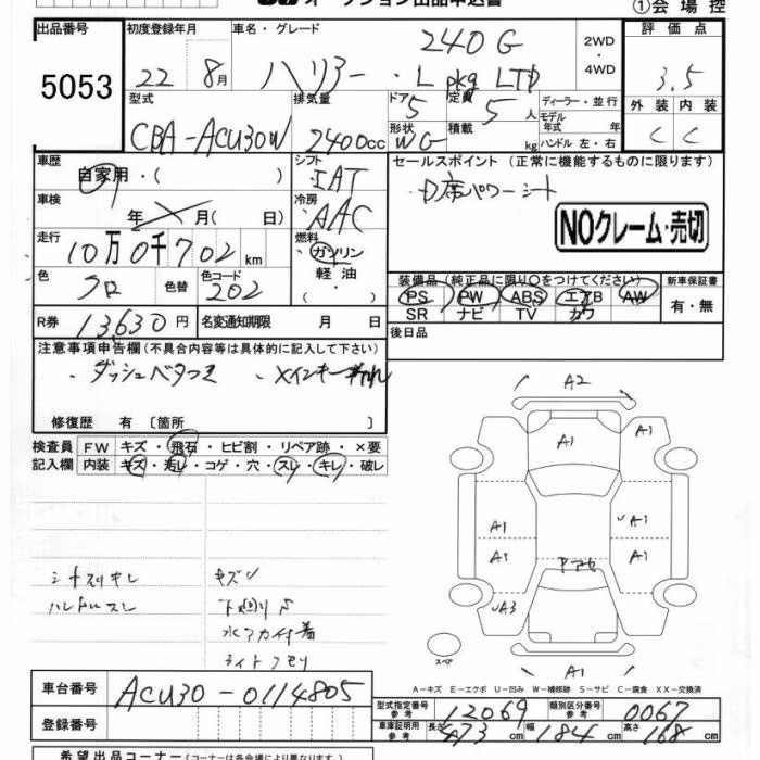 TOYOTA HARRIER