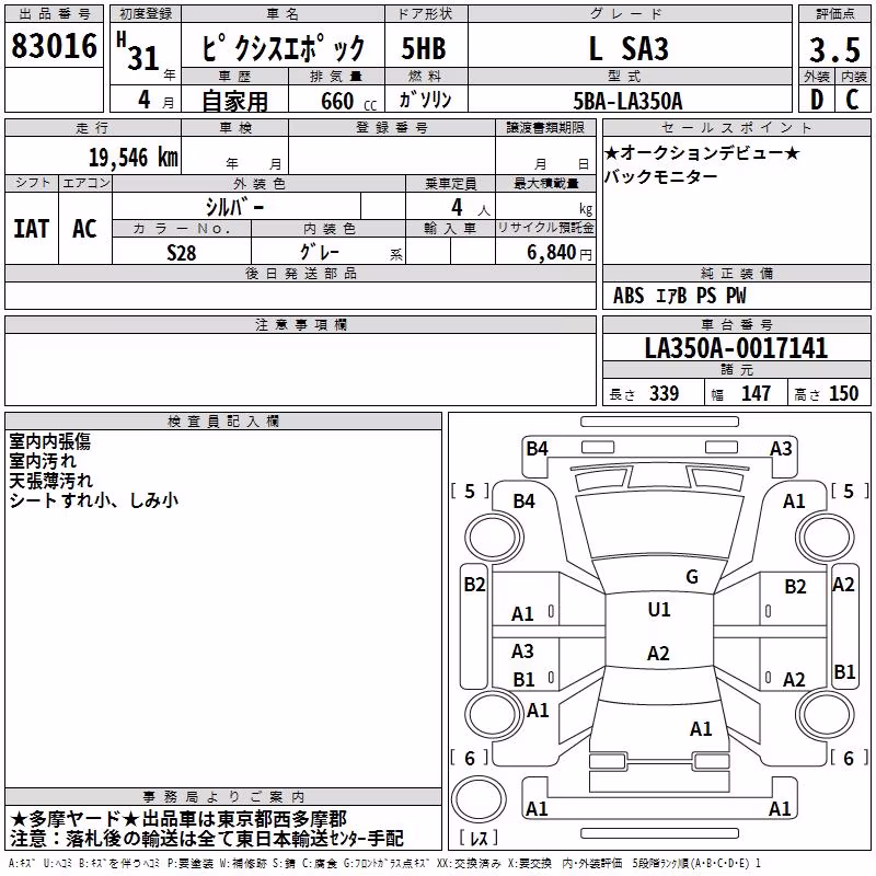 TOYOTA PIXIS EPOCH