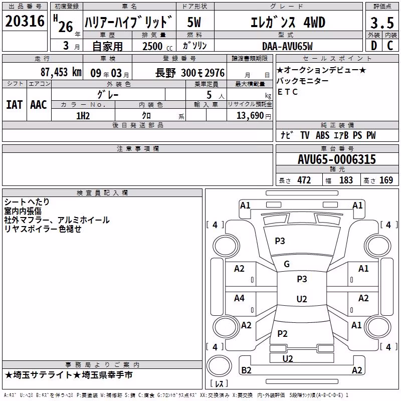 TOYOTA HARRIER