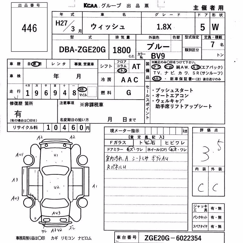 TOYOTA WISH