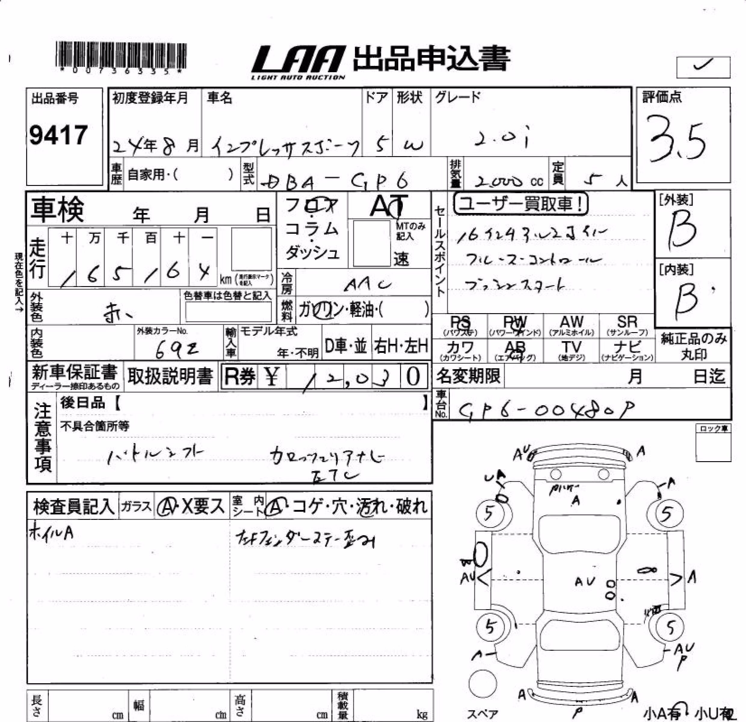 SUBARU IMPREZA