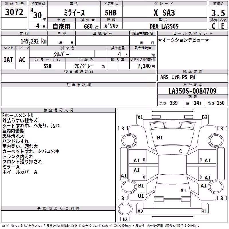 DAIHATSU MIRA E:S