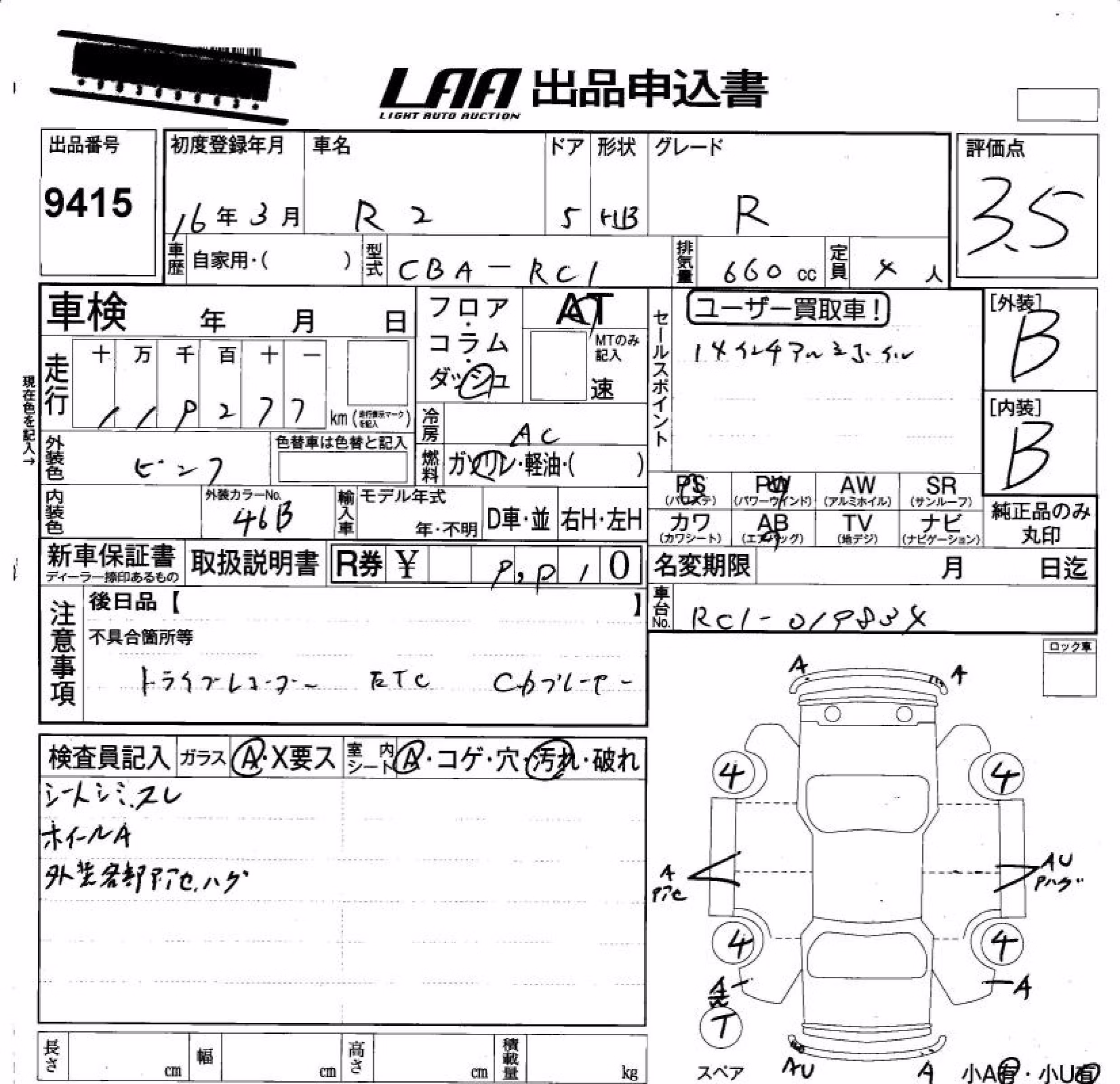 SUBARU R2