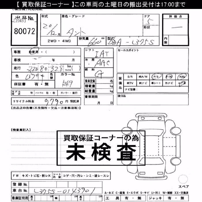 DAIHATSU TANTO