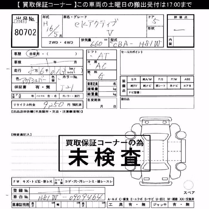 MITSUBISHI EK ACTIVE