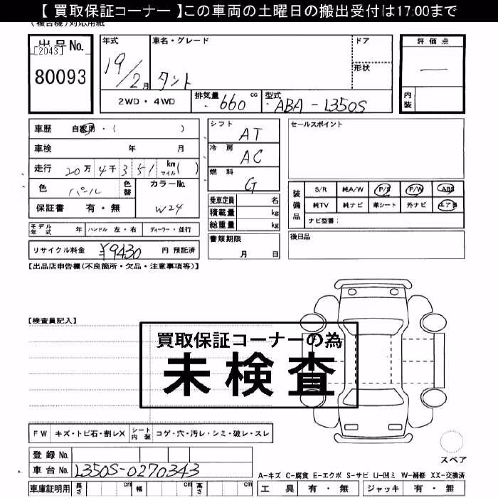 DAIHATSU TANTO