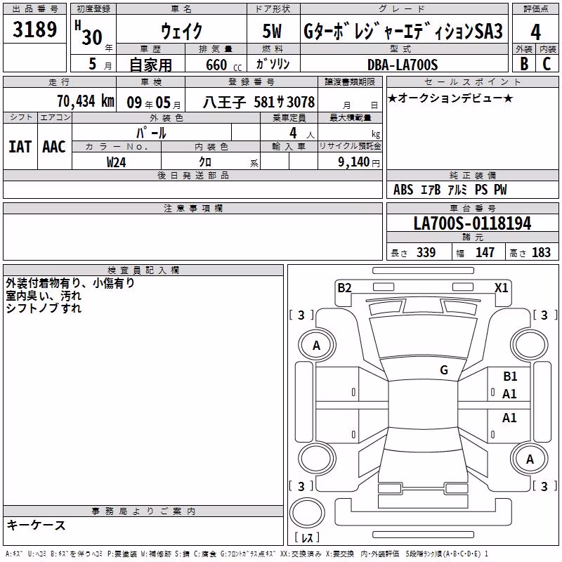 DAIHATSU WAKE