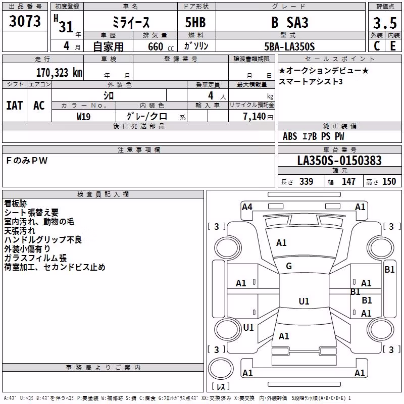 DAIHATSU MIRA E:S